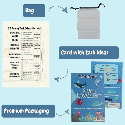 Reward Jars for Kids, Star Jar Reward System, Magnetic Reward Jar with Tokens, Classroom & Home Star Jar, Emotional Regulation Tools for Kids, Classroom Rewards, Reward Jar in Kuwait