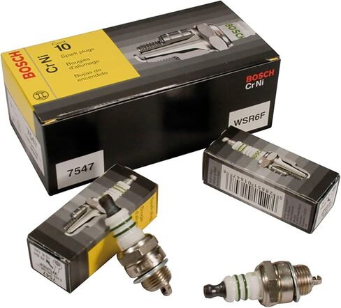 BOSCH Bosch Spark Plug 130-124 Compatible with Stihl most FS series chainsaws, BR320, BR340, BR380, BR400, BR420, BG55, BG85, FC75, FC85, HS45, HS75 and HS80 7547, WSR6F, 965 603 021, 0033768 in Saudi Arabia