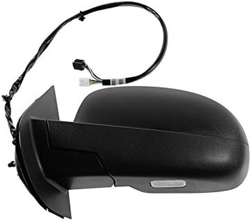 APA Replacement Power Folding Mirror fits 2009-2014 TAHOE YUKON SUBURBAN with LED Arrow Signal Blind Spot Detection Power Heated Puddle Memory Textured Black Cap Driver Left Side GM1320526 in Saudi Arabia