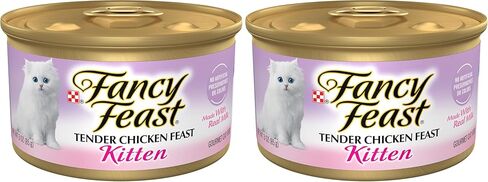 Purina Fancy Feast Kitten Tender Chicken Feast Wet Kitten Food Pate - (Pack of 24) 3 oz. Cans in Saudi Arabia