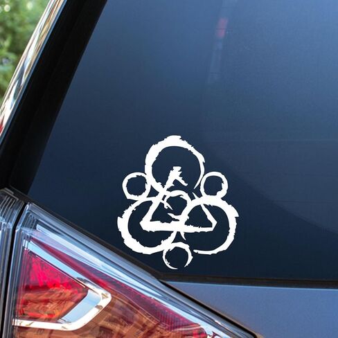 رسومات غروب الشمس والشارات Coheed and Cambria ملصق سيارة من الفينيل لفرقة الروك | سيارات شاحنات فانس جدران كمبيوتر محمول | أبيض | 5.5 بوصة | دولار سنغافوري000418 in Saudi Arabia
