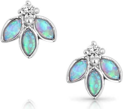 مونتانا Silversmiths Untamed الأزهار أوبال كريستال أقراط - ER5801 in Saudi Arabia