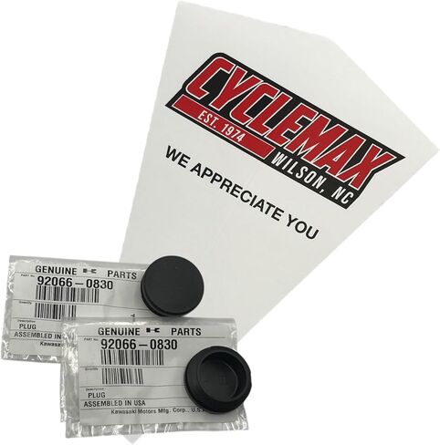 Two Pack compatible with Kawasaki 2 Bumper Plug 2017- Teryx Teryx4 Mule SX 92066-0830-2PACK Contains Two 2 Bumper Plugs and a Funnel in Kuwait