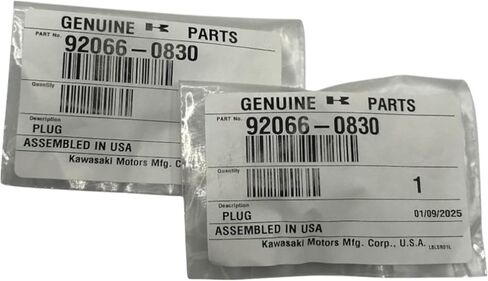 Two Pack compatible with Kawasaki 2 Bumper Plug 2017- Teryx Teryx4 Mule SX 92066-0830-2PACK Contains Two 2 Bumper Plugs and a Funnel in Kuwait