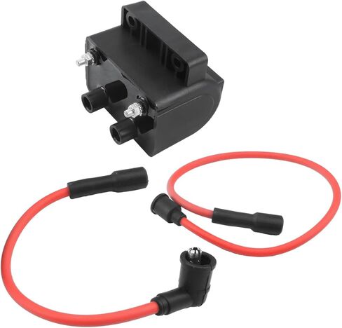 31614-83A 31996-86B 31986-86A Ignition Coil & Spark Plug Wire Cap Kit Compatible with Harley Sportster 1200 (1991-2003, Except XL1200S) & Sportster 883 XLH883/XL883 (1991-2003) in Kuwait