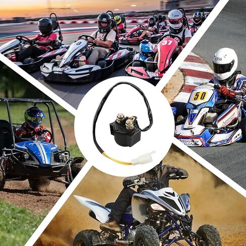 GY6 Starter Solenoid Relay for 50cc 70cc 90cc 110cc 125cc 150cc 200cc 250cc محركات رباعية الأشواط لـ ATV، سكوتر، Go Kart، Quad، Dirt Pit Bike، Moped & Roketa SSR Taotao Sunl Coolster in Kuwait
