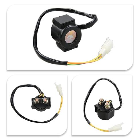 GY6 Starter Solenoid Relay for 50cc 70cc 90cc 110cc 125cc 150cc 200cc 250cc محركات رباعية الأشواط لـ ATV، سكوتر، Go Kart، Quad، Dirt Pit Bike، Moped & Roketa SSR Taotao Sunl Coolster in Kuwait