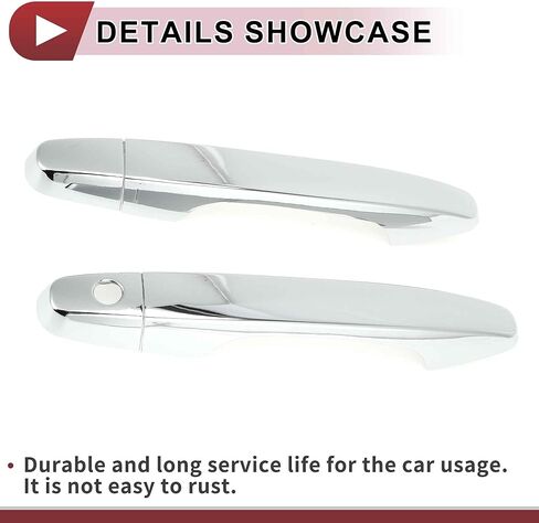 1Set Car Door Handle Cover for Honda CR-V 2012-2016 Outside Silver Tone ABS in Saudi Arabia