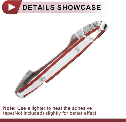 1Set Car Door Handle Cover for Honda CR-V 2012-2016 Outside Silver Tone ABS in Saudi Arabia