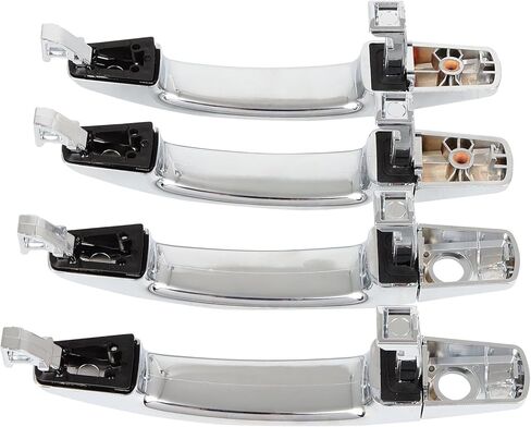Exterior Door Handle Left Driver Side and Right Passenger Side for 2007-2011 for Chevy for Aveo/2012-2015 for Chevy for Captiva Sport/2008-2010 for Saturn for Vue - Chrome 4pcs 96468266 in Kuwait