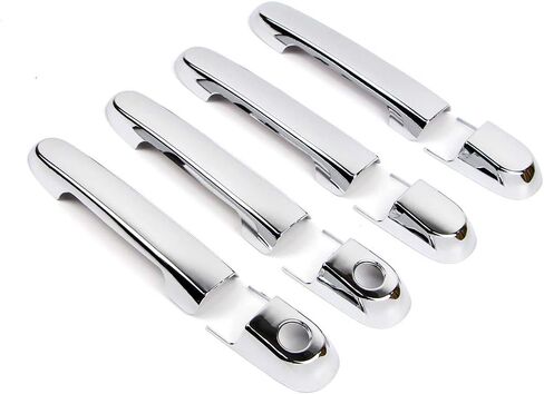 Dreamseek 8Pcs 4 Door Handle Cover Compatible with Hyundai Accent 2006 2007 2008 2009 2010 Exterior ABS Molding Protector Trim (Chrome Plated) in Saudi Arabia