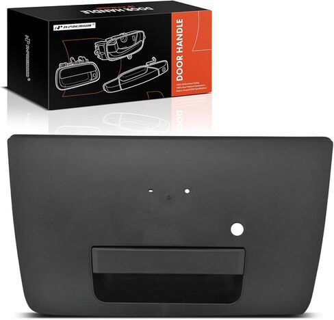 A-Premium Tailgate Handle Compatible with Nissan TITAN 2004-2012, Textured Black in Saudi Arabia