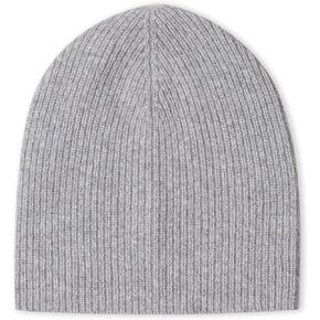 Style Republic Men’s Ribbed Beanie, 100% Cashmere, Soft & Stretchy, Warm Hat for Winter (Light Gray) in Saudi Arabia