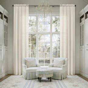 Natural Extra Long Linen Curtains 240 Inches Long for Living Room High Ceiling Bedroom Window Drapes Light Filtering Window Treatment Semi Sheer Curtains 2 Panels Set Rod Pocket Cream Beige 40x240 in Saudi Arabia