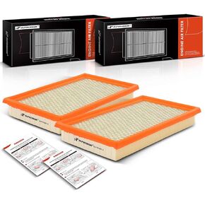 A-Premium 2-PC Engine Air Filter Compatible with Chevrolet Malibu 2006-2008 & Pontiac G6 2005-2010, 2.4L 3.5L 3.9L in Kuwait