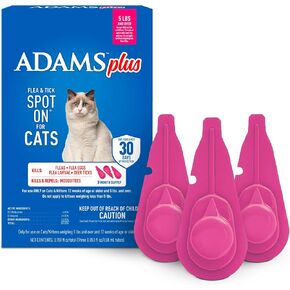 ADAMS Plus Flea & Tick Spot On for Cats 5 lbs and Over in Kuwait