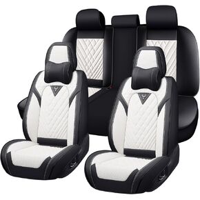 Front Seat Covers for Chevy Suburban 2000-2026, Premium Car Seat Cushion,Waterproof Seat Protectors, Luxury Automotive Interior Accessories (2-Seat Set, Black) in Kuwait