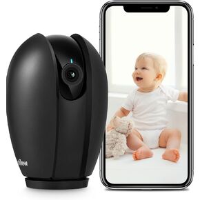 كاميرات مراقبة LaView 2K مع رؤية ليلية ملونة، كاميرات 4 ميجابكسل لأمن المنزل مع كشف الحركة، صوت ثنائي الاتجاه، كاميرا واي فاي داخلية للطفل/الحيوانات الأليفة، أليكسا، خدمة سحابية بالولايات المتحدة الأمريكية، أبيض in Kuwait