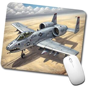 A-10 Warthog Thunderbolt II US Air Force Ground Attack Plane Low Profile Mouse Pad Mat in Kuwait