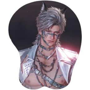 لوحة ماوس ألعاب Love and Deepspace Sylus Xavier Zayne Rafayel Caleb لوحة ماوس ثلاثية الأبعاد على الصدر (Sylus 3) in Kuwait