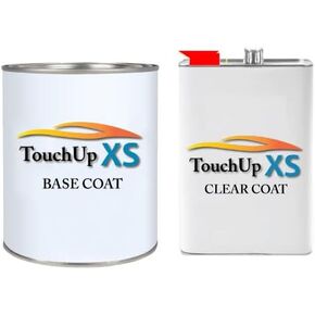 TouchupXS-Perfect Match for Chevrolet All Models WA636R/U636R Silver Ice Metallic Quart Basecoat and 1K Quart Clearcoat Kit in Kuwait