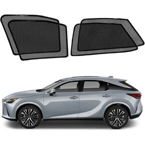 BWEN Magnetic Car Window Sunshade for Lexus RX 2023-2025 RX350 Accessories Side Window Shade with Breathable Mesh Protection from Heat and Sun Rays for Sleeping Camping Breastfeeding - 4 Pack in Kuwait