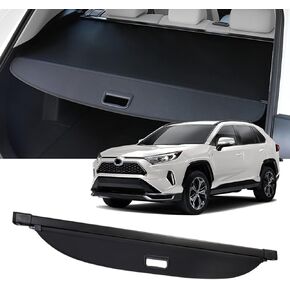 Cargo Cover Fit for Toyota Rav4 2019-2023 2024 2025 Retractable Rear Trunk Cover Trunk Security Cover Shielding Shade Privacy Screen Cover Accessories for Toyota Rav4 Cargo Cover 2024 2025 in Kuwait
