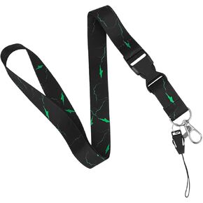 Breakaway Neck Lanyard for Keys, Soft Fabric Keychain Lanyard Cool Lanyards Neck Badge Strap Lanyard with Quick Release Buckle for Women Men Office in Kuwait