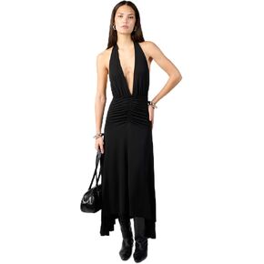 WEWOREWHAT Women's Halter Midi Dress in Kuwait