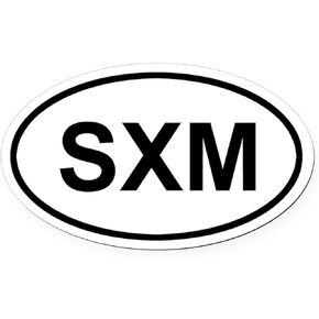 CafePress سانت مارتن / سانت. مارتن SXM اليورو البيضاوي سيارة الوفير المغناطيس in Kuwait