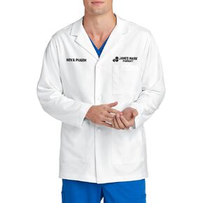 Custom Embroidered Lab Coats for Men & Women Your Name Text Medical Laboratory Scrub Lab Coat in Kuwait