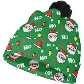 Winter Hats for Christmas Thanksgiving Beanies for Family with Pom Pom in Saudi Arabia