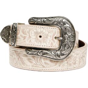 Shyanne Women's Buckle Floral Embossed Western Belt - Sasu23bt9 in Kuwait