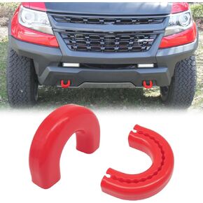Tow Hooks Covers Compatible with Chevy Colorado Trailboss 2015-2026/GMC Canyon 2015-2022, Front Tow Hitch Cover Red (Not fit 2023-2026 Colorado Z71 ZR2) in Kuwait