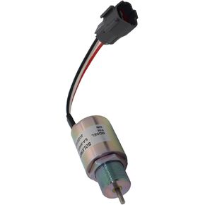 12V Fuel ShutOff Solenoid Valve 30A87-20404 5527658961 31B8720202 For Mitsubishi Engine L3E2-63ESA L3E-31NSA L3E-61KL L3E-63ESA L3E-W262KL S3L2-61ES S3L2-61WH S3L2-64ES in Saudi Arabia