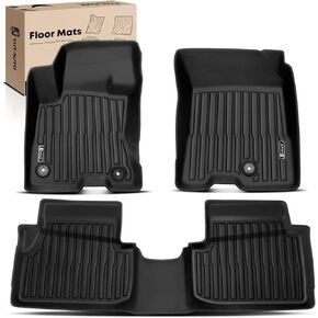 YHTAUTO Automotive Floor Mats & Cargo Mat Compatible with Ford Escape 2013-2019, TPE All Weather Car Mats Waterproof Anti-Slip Odorless Floor Liner, 1st & 2nd Row & Trunk Mat, Set of 4 in Kuwait