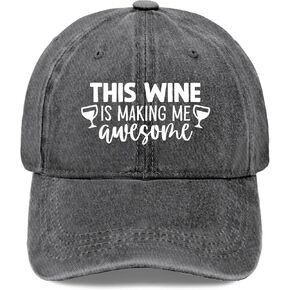 This Wine is Making me Awesome caps River hat Mens hat Gifts for Boyfriends Cycling Hat in Kuwait