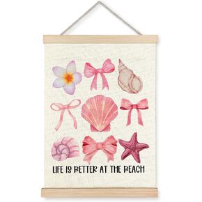 ملصق معلق فني جداري لساحل أمالفي الإيطالي من KAOWT، ديكور مطبخ ليمون، ديكور جداري من القماش من بلاط البحر الأبيض المتوسط ​​باللونين الأزرق والأبيض لمعرض المطبخ والمقهى المنزلي، 12 × 16 بوصة in Kuwait