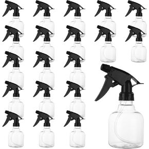 20 Pack Spray Bottles 8oz, Empty Plastic Spray Bottles with Adjustable Nozzle, Mini Refillable Bottles for Cleaning, Hair, Plant & Kitchen Use in Kuwait