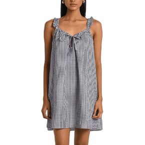 UAURORAO Women Ruffle Sleeve Shift Dress Square Neck Babydoll Tank Short Dress Off The Shoulder Sundress with Pockets in Kuwait