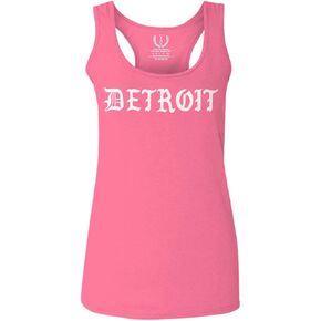 VICES AND VIRTUESS 0362. Detroit 313 Michigan City Hip HOP Hipster Streetwear Women's Tank Top Racerback in Kuwait