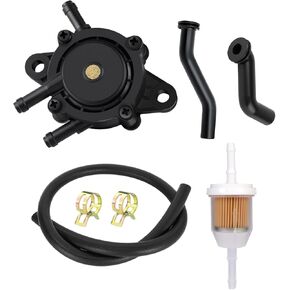 808492 Fuel Pump with Filter and 596163 793147 Vacuum Hose Compatible with Kohler 17HP-25HP Bri and Str 808656 John Dere LG808656 D140 D130 D125 D150 Z235 LA140 LA150 LA155 Lawn Mower in Saudi Arabia