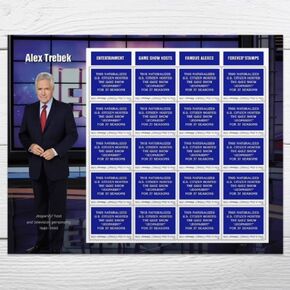 Alex Trebek 2024 (Sheet of 20) First-Class Mail Forever Postage Stamps in Saudi Arabia
