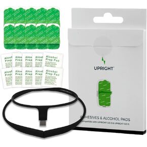 Upright Bundle: Black Magnetic Necklace & Adhesive Replacement Pack for GO S & GO 2 Posture Corrector Trainer in Kuwait