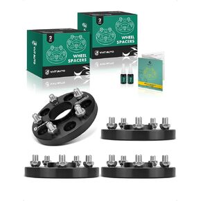 YHTAUTO 5x120 Hub Centric Wheel Spacers 20 mm Compatible with Chevrolet, GMC, Cadillac & Pontiac Models, Lacrosse, Malibu, Terrain, w/ M14x1.5 & 12.9 Grade Studs, 66.9 mm Hub Bore 5 Lug 4PCS Black in Kuwait