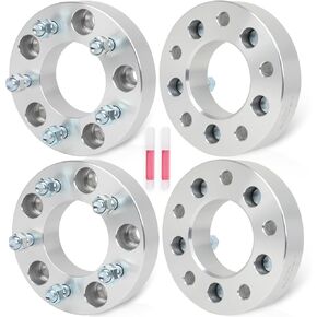 OCPTY 4PCS 5x135 to 5x5 Wheel Spacers Adapters 1.5" inch 14x2 Studs 87.1mm Hub Bore Forged Wheel Spacers Adapters 5 Lug fit for Blackwood for Expedition for F-150 for F-150 Heritage in Kuwait