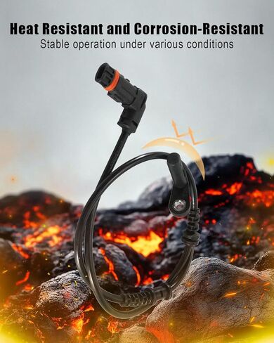 ABS Wheel Speed Sensor Front Left/Right Fit for Mercedes-Benz C250 C300 C350 2012-2015, Replace ALS2688 2049054305 2049052905 2049057900, 2Pcs in Kuwait