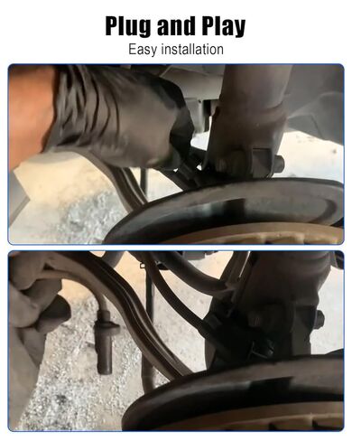 ABS Wheel Speed Sensor Front Left/Right Fit for Mercedes-Benz C250 C300 C350 2012-2015, Replace ALS2688 2049054305 2049052905 2049057900, 2Pcs in Kuwait