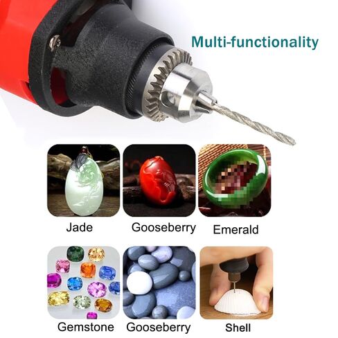 10 Pieces 2mm Diamond Drill Bits Set Twist Diamond Tip Drill Bit with Collet Heavy Duty Micro Diamond Drill Bit Set for Glass Tile Jewelry in Kuwait