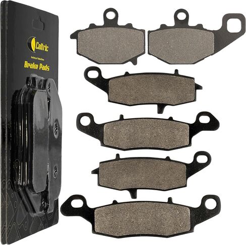 Caltric Front & Rear Brake Pads Compatible with Kawasaki Ex650 Ninja 650 Abs 2013-2016 Front & Rear Pads in Saudi Arabia